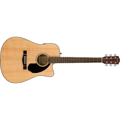 Fender CD-60SCE Dreadnought Acoustic Guitar - Natural