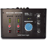 Solid State Logic SSL-2+ USB Audio Interface Bundle with Studio Monitor Headphone, 2x MIDI Cable & 2x XLR Cable