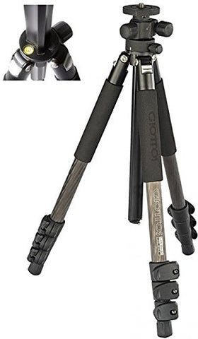 Giottos YTL Classic Carbon Fiber Tripod - 73.2in, Black