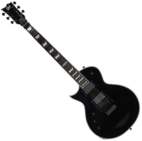 ESP LEC401FRBLKLH Solid-Body Electric Left Handed Guitar, Black