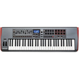 Novation Impulse 61 USB-MIDI Keyboard Controller, 61 Keys Bundle with Auray FP-P1L Sustain Pedal and 10' MIDI-MIDI Cable