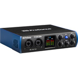 PreSonus Studio 24c 2x2 USB Type-C Audio/MIDI Interface with Kellopy Pop Filter, Mic Boom Scissor Arm Stand, 6ft MIDI Cable & XLR Cable Bundle