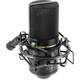 MXL 770 Multipurpose Cardioid Condenser Microphone (Black) Bundle with MXL HX9 Over-Ear Studio Pro Headphone