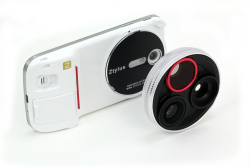 Ztylus ZGS-4K Camera Case & RV-1 Revolver Lens Kit for Samsung Galaxy S4, White