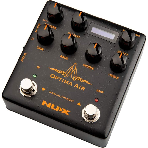 NUX Optima Air (NAI-5) Dual-Switch Acoustic Guitar Simulator with a Preamp,IR Loader, Capturing Mode