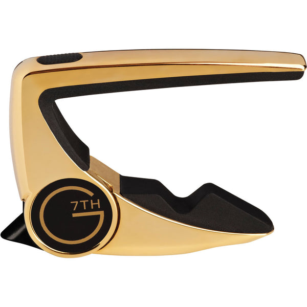 G7th Performance 2 Capo for Steel String Guitar (18K Gold-Plate)