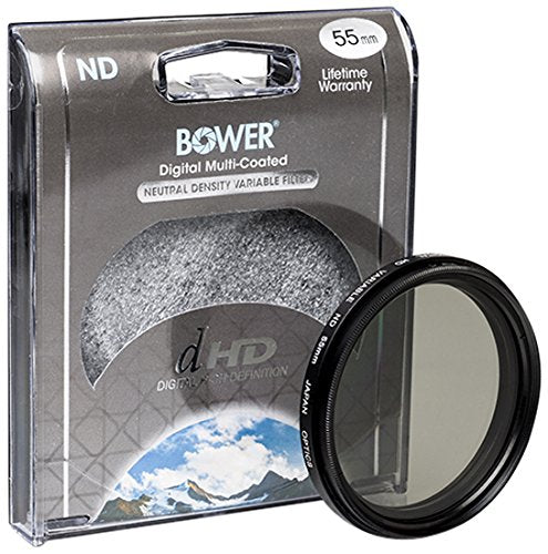 Bower FN55 Variable Neutral Density Filter 55 mm (Black)