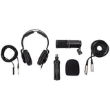 Rode RODECaster Pro Podcast Production Studio Bundle with 4x Zoom ZDM-1 Podcast Mic Pack & 32GB Memory Card