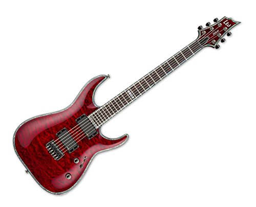 ESP LTD H1000QM Electric Guitar See Thru Black Cherry