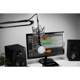 Artesia "BIG EASY" Gaming, Podcast Bundle with AMC-20 Condenser Mic, A22xt Interface, AMH-11 Stereo Headphones, Shock Mount, Pop Filter, XLR Cable & Mic Stand Bundle