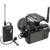 Azden PRO-XR Digital Camera-Mount Wireless Omni Lavalier Mic Bundle with Fuzzy Windbuster