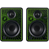 Mackie CR3-XLTD Creative Reference Series 3" Multimedia Professional Monitors Limited Edition - Green Lightning