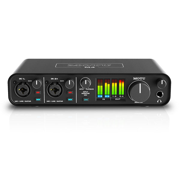 Motu M4 4x4 USB Audio Interface with Studio Quality Sound