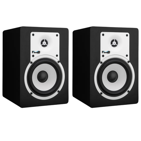 Fluid Audio C5 Bluetooth (Pair) Active Studio Monitors, Black