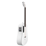 Lava Music Blue Lava 36" (Sail White)Electric Acoustic SmartGuitar with HiLava System and AirFlow Bag