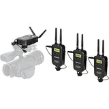 Saramonic VmicLink5 5.8 GHz SHF Three Microphone Wireless Lavalier and Receiver System (5725 to 5875 MHz)