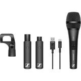 Sennheiser XSW-D VOCAL SET XS1 Dynamic Microphone with RAVPower Luster 6700mAh Charger & Fastener Straps 10-Pack Bundle