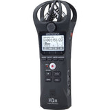 Zoom H1n Digital Handy Recorder (Black) with Rode smartLav+ Condenser Microphone, SC3 3.5mm TRRS-TRS Adapter and AAA Battery (4-Pack)