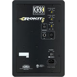 KRK ROKIT 6 G3 - 73W 6" Two-Way Active Studio Monitor (Single, Black) with IP-M Isolation Pad for Studio Monitor (Medium, Single) and XLR Cable