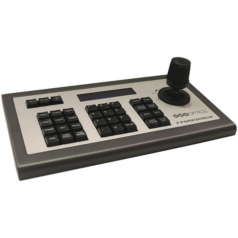 PTZOptics Third Generation Visca Over IP Joystick Keyboard (POE Capable US Style Power Supply)