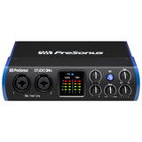 PreSonus Studio 24c Desktop USB Audio Interface Bundle with Tascam TM-80 Mic, Headphone, Pop Filter, Stand, MIDI & XLR Cable