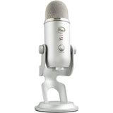Blue Yeti Silver Professional Multi-Pattern USB Microphone Plus Pack Bundle with Presonus StudioOne 5 Artist DAW, iZotope RX Elements Plug-in and Groover 3 Tutorials 3-Month Subscription