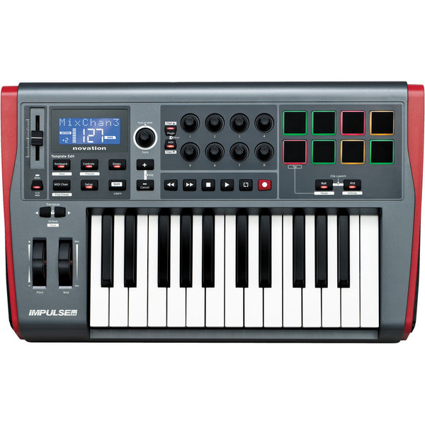 Novation Impulse 25 USB MIDI Keyboard Controller