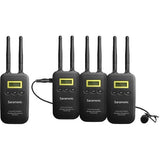 Saramonic VmicLink5 5.8 GHz SHF Three Microphone Wireless Lavalier and Receiver System with Sony MDR-7506 Headphones