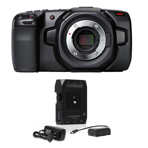 Blackmagic Design Pocket Cinema Camera 4K with Core SWX Powerbase Edge Battery Bundle