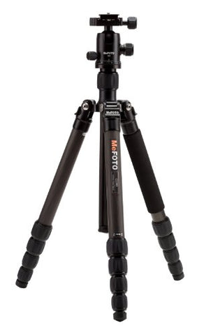 MeFOTO C2350Q2K Carbon Fiber Globetrotter Travel Tripod Kit (Black)