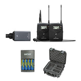 Sennheiser ew 100 ENG G4 Wireless Microphone Combo System with iSeries System Case & 4-Hour Rapid Charger