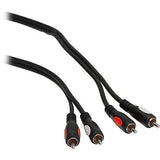 IK Multimedia iLoud Micro Monitors (Pair, Black) with RCA Male to Male Audio Cable 6', Mini Male Cable 10' & 20' XLR Cable Bundle