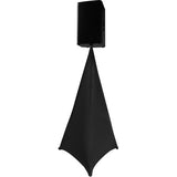 On-Stage SSA100 Speaker/Lighting Stand Skirt (Black), 2-Pieces