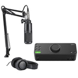 Audient EVO 8 USB Audio Interface Bundle with Audio-Technica AT2020 Studio Microphone Pack