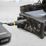 RODE VXLR+ 3.5mm TRS Female to XLR Male Adapter with Phantom Power Converter