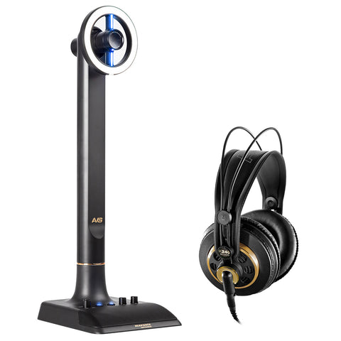 Marantz Professional AVS Audio-Video Streamer Broadcasting System Bundle with AKG K240 Pro Headphones