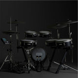 E F NOTE EFNOTE 3X Acoustic Designed Electronic Drum Set Bundle with Audio-Technica ATH-M50x Monitor Headphones (Black)