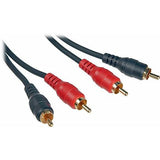 Rolls HE18 Buzz Off 2-Channel Hum and Buzz Remover with 2 RCA Male to 2 RCA Male Dual Audio Cable 3'