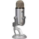 Blue Yeti Studio USB Microphone Professional Recording System with HPC-A30 Closed-Back Studio Monitor Headphones & Two-Section Broadcast Arm Bundle