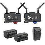 Hollyland Mars 400S PRO SDI/HDMI Wireless Video Transmission System Bundle with 2x Li-Ion Battery Pack & AC/DC Charger