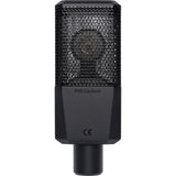 Lewitt LCT-240 Pro Value Pack Cardioid Condenser Microphone with Shockmount (Black) Bundle with Mic Stand with Fixed Boom and XLR Cable