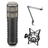 Rode Procaster Broadcast Dynamic Vocal Mic Bundle with Heil Sound PL2T Boom Mount & Rode PSM1 Shockmount