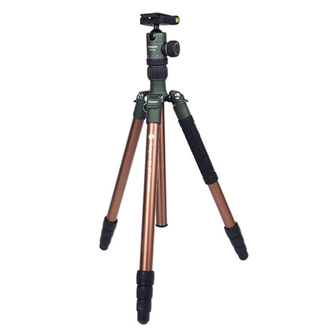 Fotopro X-Go Chameleon Tripod Kit-bronze with green matte