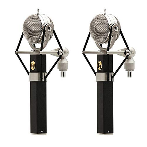 Blue Dragonfly Large-Diaphragm Cardioid Studio Condenser Microphone (2-Pack)