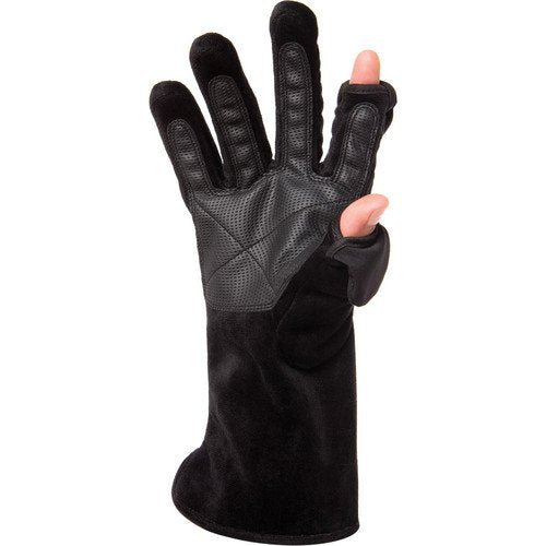 Freehands Women's Microfur Gloves (Small, Black)