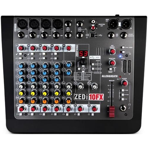 Allen & Heath ZEDi-10FX Compact Hybrid Mixer/USB Interface