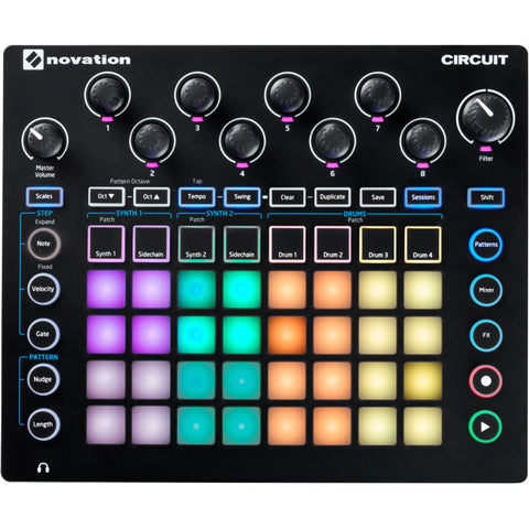 Novation Circuit Groove Box + Sample Import