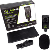 Lewitt LCT-240 Pro Condenser Microphone (Black) with 20' XLR-XLR Cable & Pop Filter Bundle