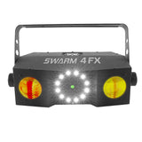 CHAUVET DJ Swarm 4 FX 3-In-1 LED with Pig Hog 3-Pin XLR DMX Cable (5') & Safety Cable (18") Bundle