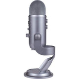 Blue Yeti USB Microphone (Cool Gray) with BAI-2U Two-Section Broadcast Arm plus Internal Springs & USB Cable Bundle